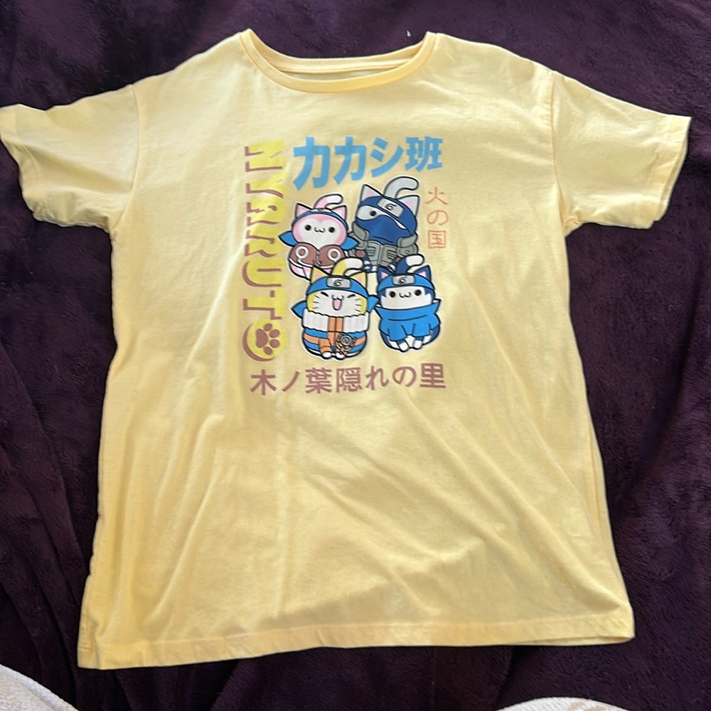 Viz Media Girls Naruto Team Nana Graphic T-Shirt size XL
